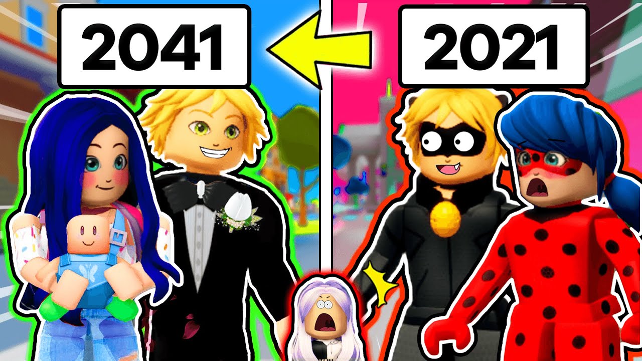 MIRACULOUS LADYBUG MEETS HER FUTURE SELF (Roblox Miraculous MINI-MOVIE 🏠)