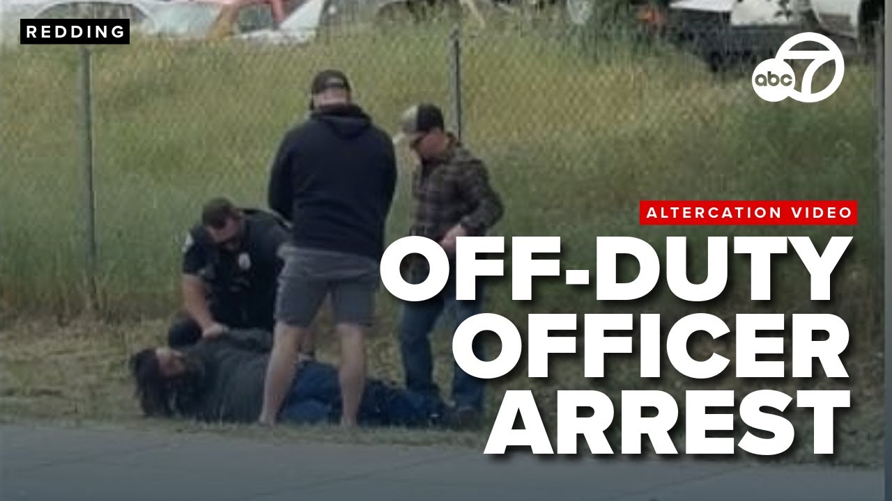Полиция Реддинга и арестованный мужчина отреагировали на вирусное видео стычки офицеров вне службы