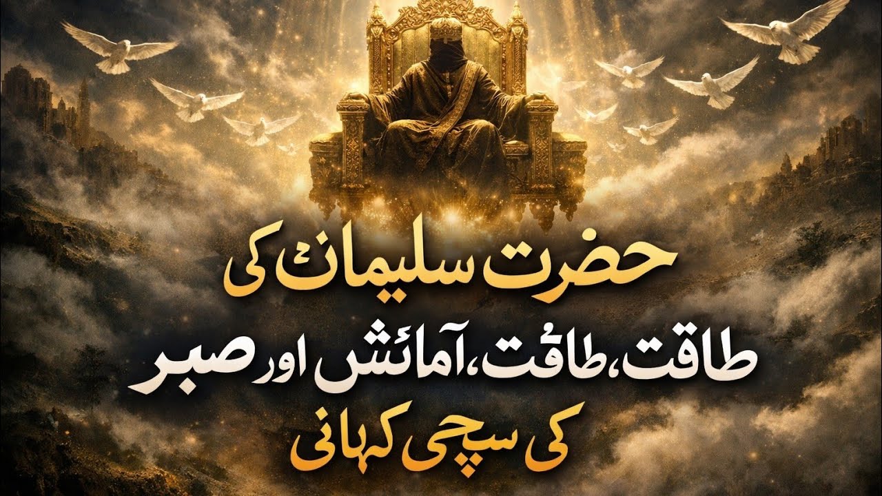 حضرت سلیمانؑ کی حیرت انگیز بادشاہت اور آزمائشوں کی سچی کہانی