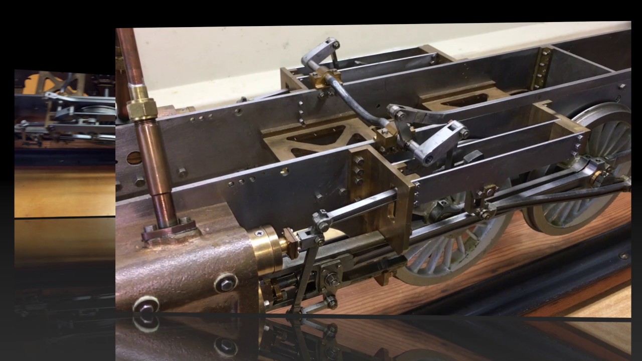 Walschaerts Valve Gear for a steam locomotive.