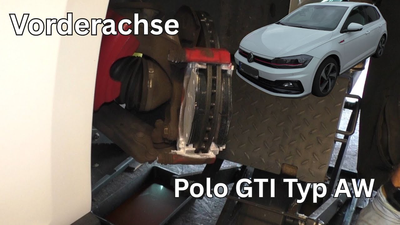 Bremsklötze und Bremsscheiben wechseln - Vorderachse - POLO AW GTI
