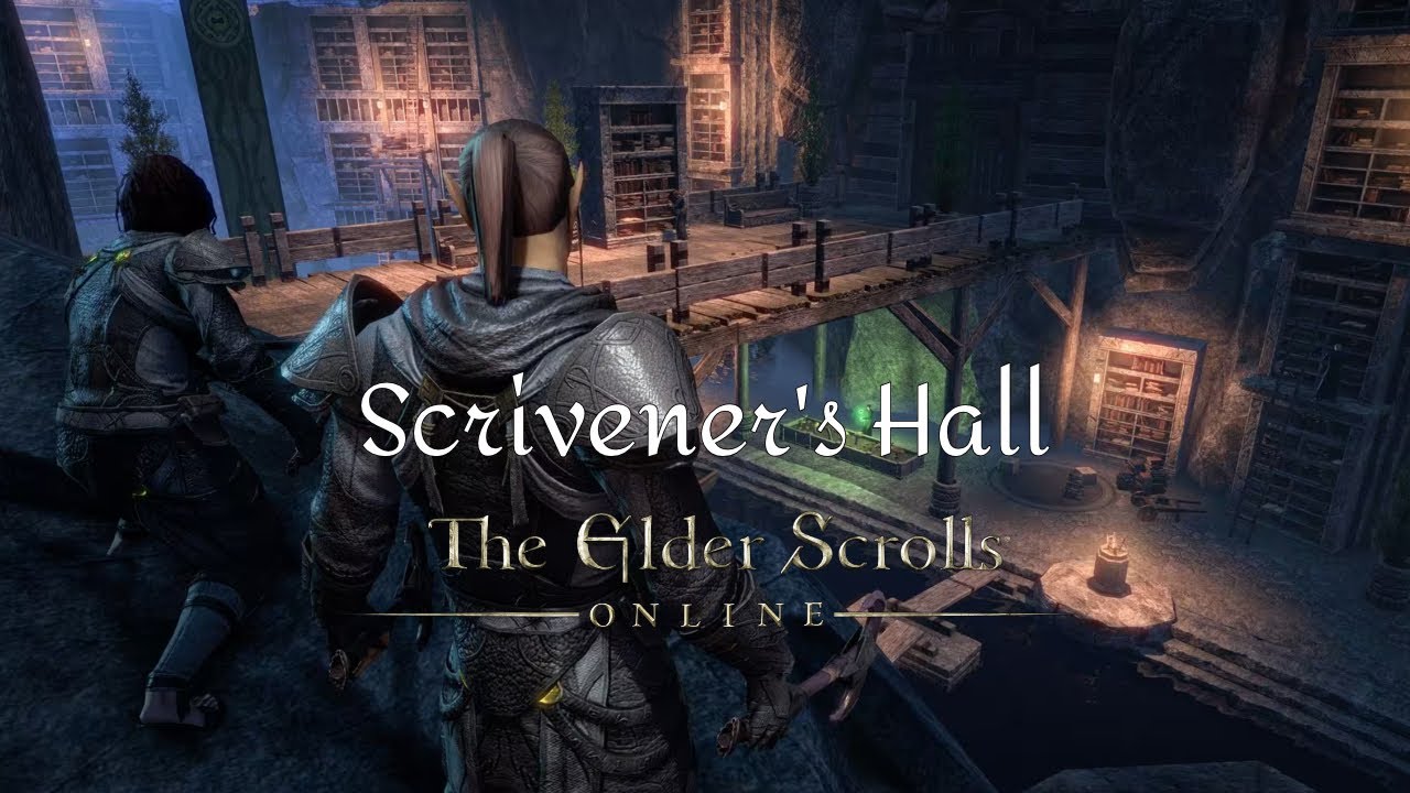 Elder Scrolls Online: Scrivener's Hall | Dungeon Lore | No Commentary