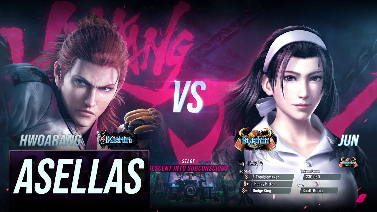 [TEKKEN 8] Asellas (Hwoarang) vs Jun