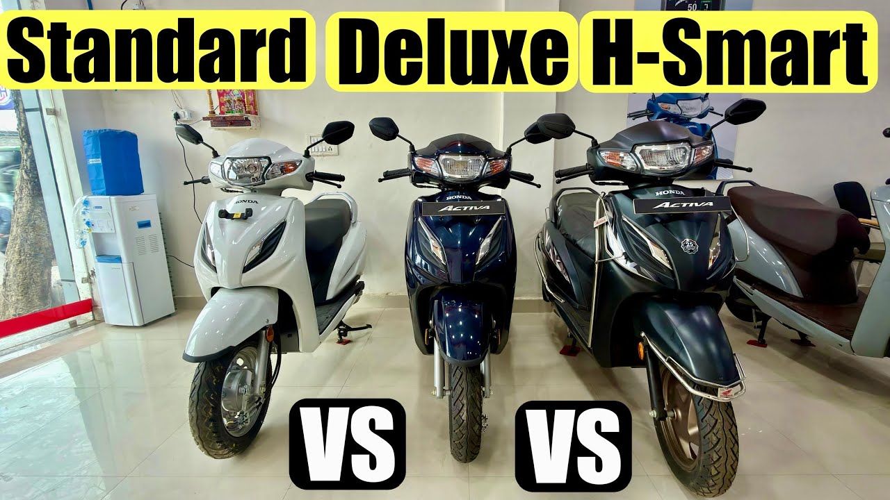 New Honda Activa 2026 All Models 🔥 Standard vs Deluxe vs H-Smart | Which One to Buy?
