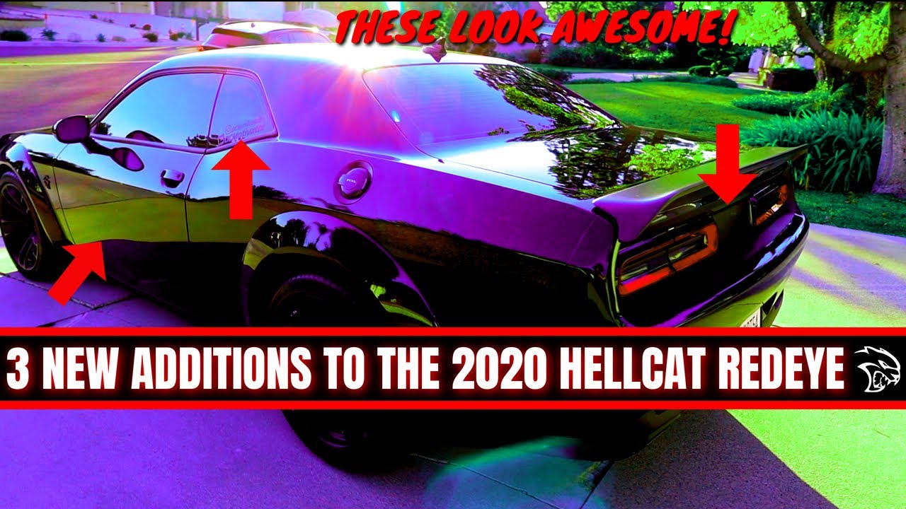 3 SIMPLE COSMETIC MODS TO THE 2020 HELLCAT REDEYE & VLOG