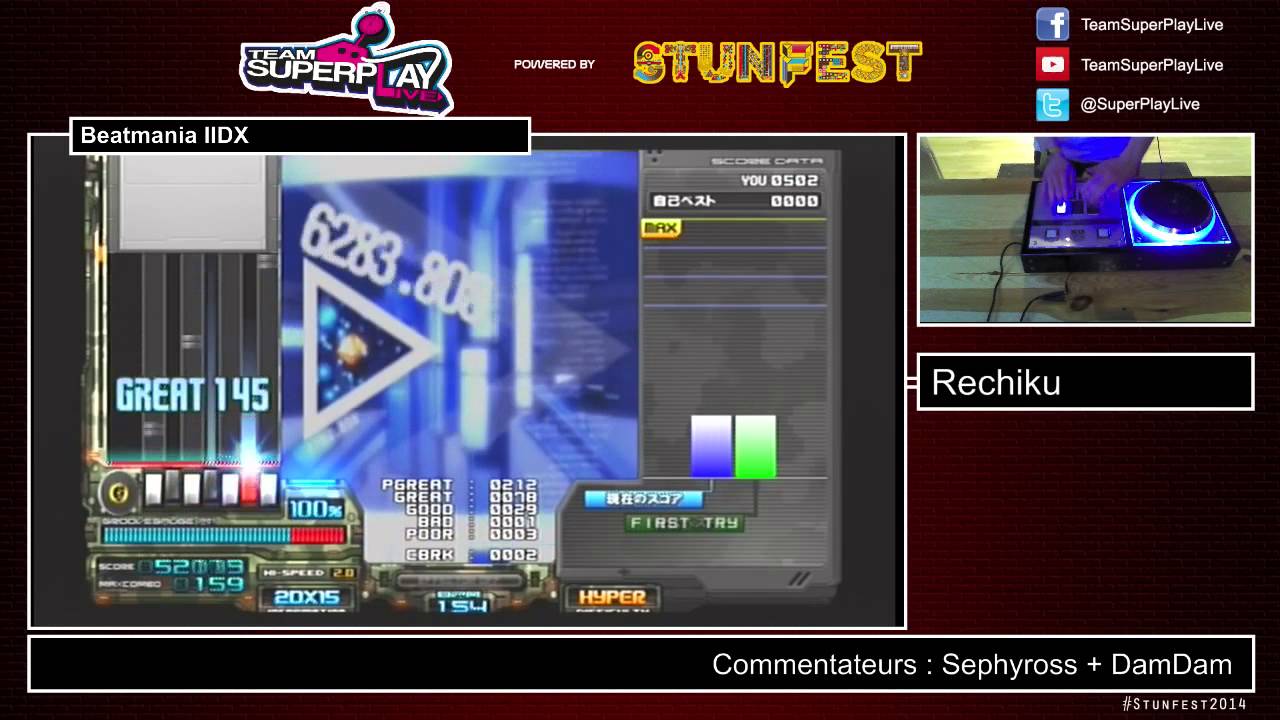 [STUNFEST 2014] Beatmania IIDX by RECHIKU (exhibition)