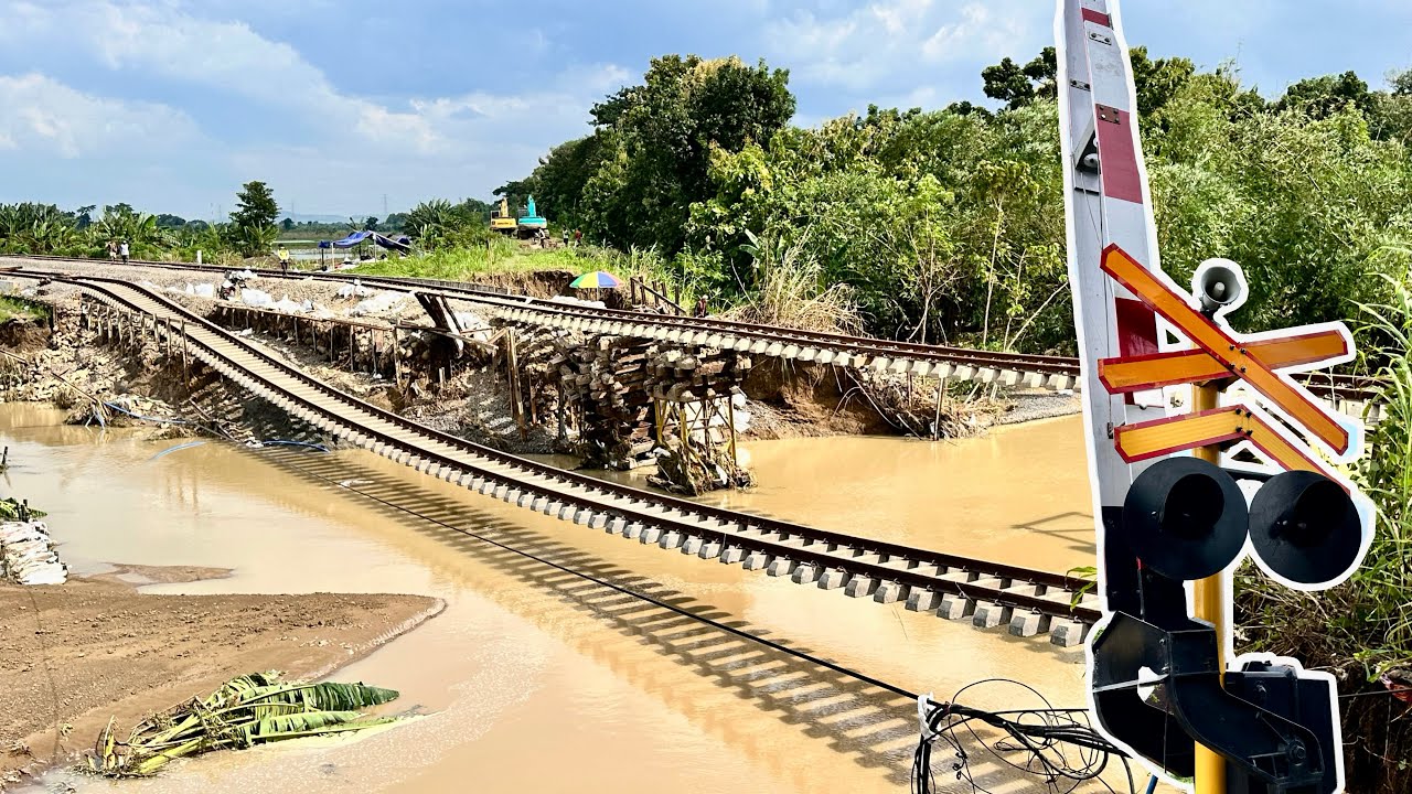 REL AMBLES DAN BANJIR GUBUG!, Perlintasan KA Gubug dan Situasi TKP Amblesan Rel Gubug Grobogan