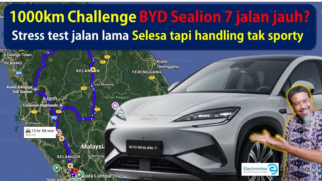 Panjat Cameron mesti range jadi Rabak? Cabaran 1,000km: BYD Sealion 7 best value for long distance?