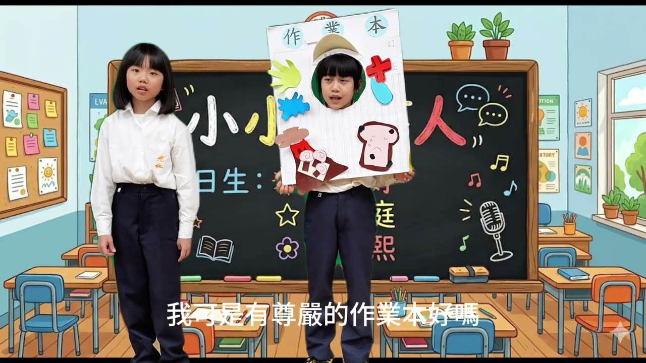 小小說書人 作業寫我 光仁三愛 艾妤子庭芷熙