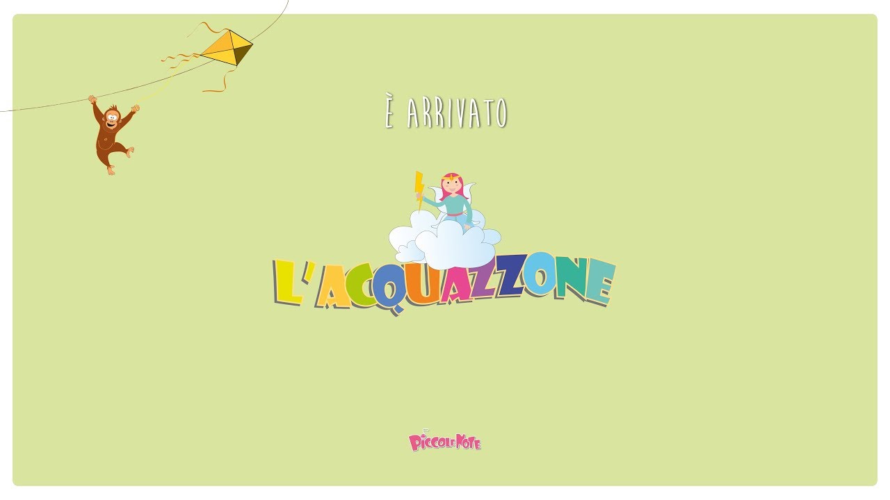 canzoni per bambini - l'acquazzone