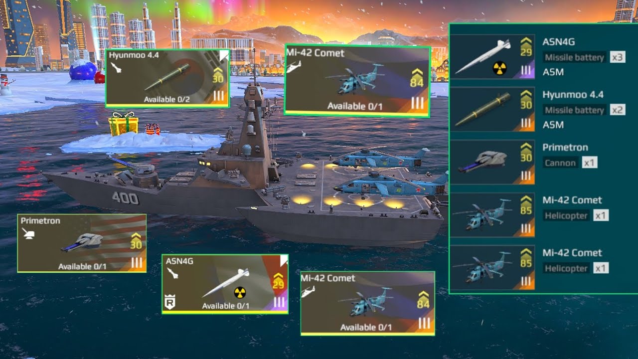 Modern Warships RF Rusich-3000 review and gameplay #modernwarships #gaming #mwneval #mwcreator #CC 