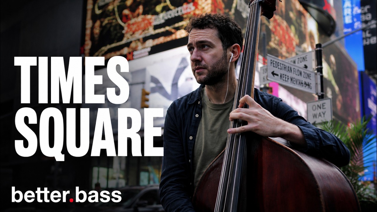 Cole Davis Solo Bass: Times Square