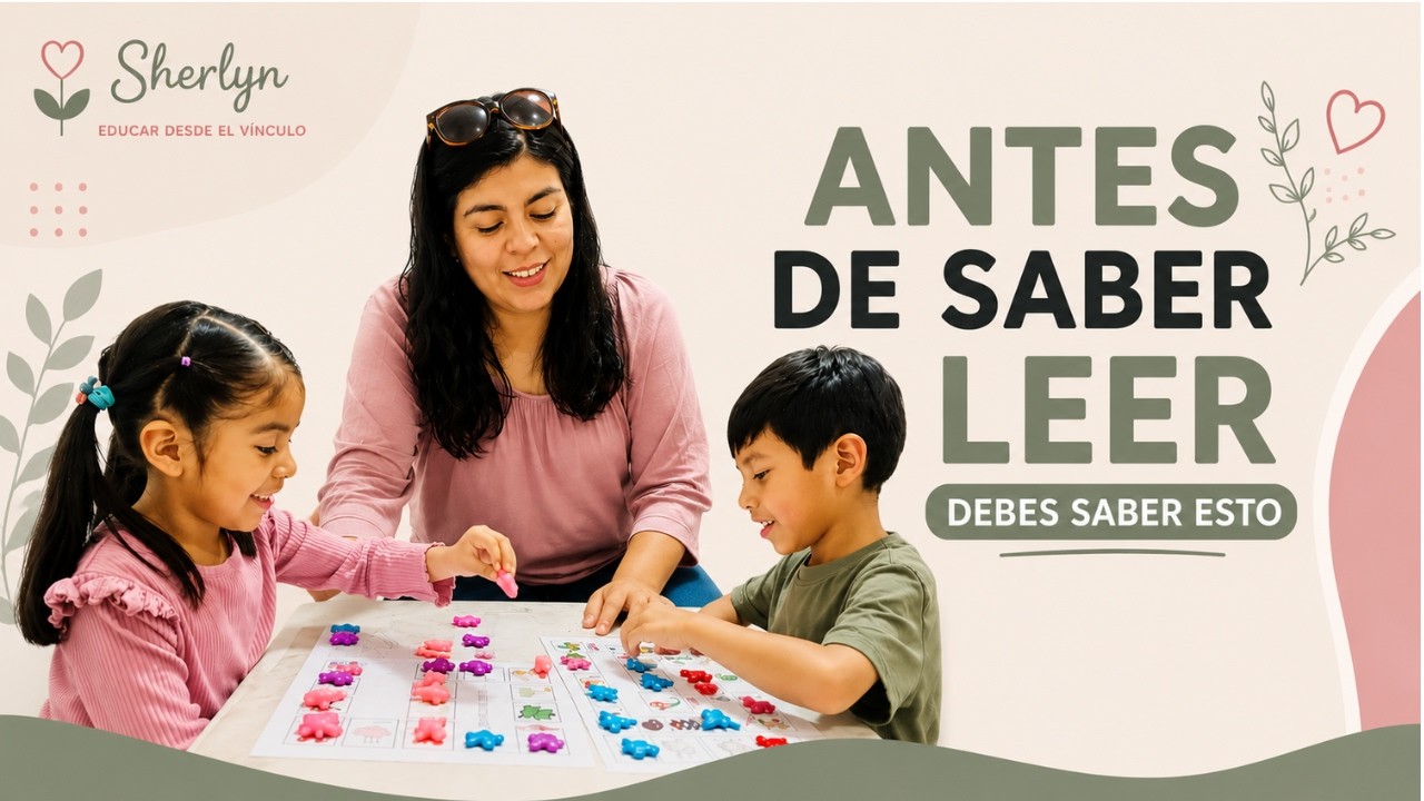 Lo que debes hacer antes de enseñarle a leer a tu hijo