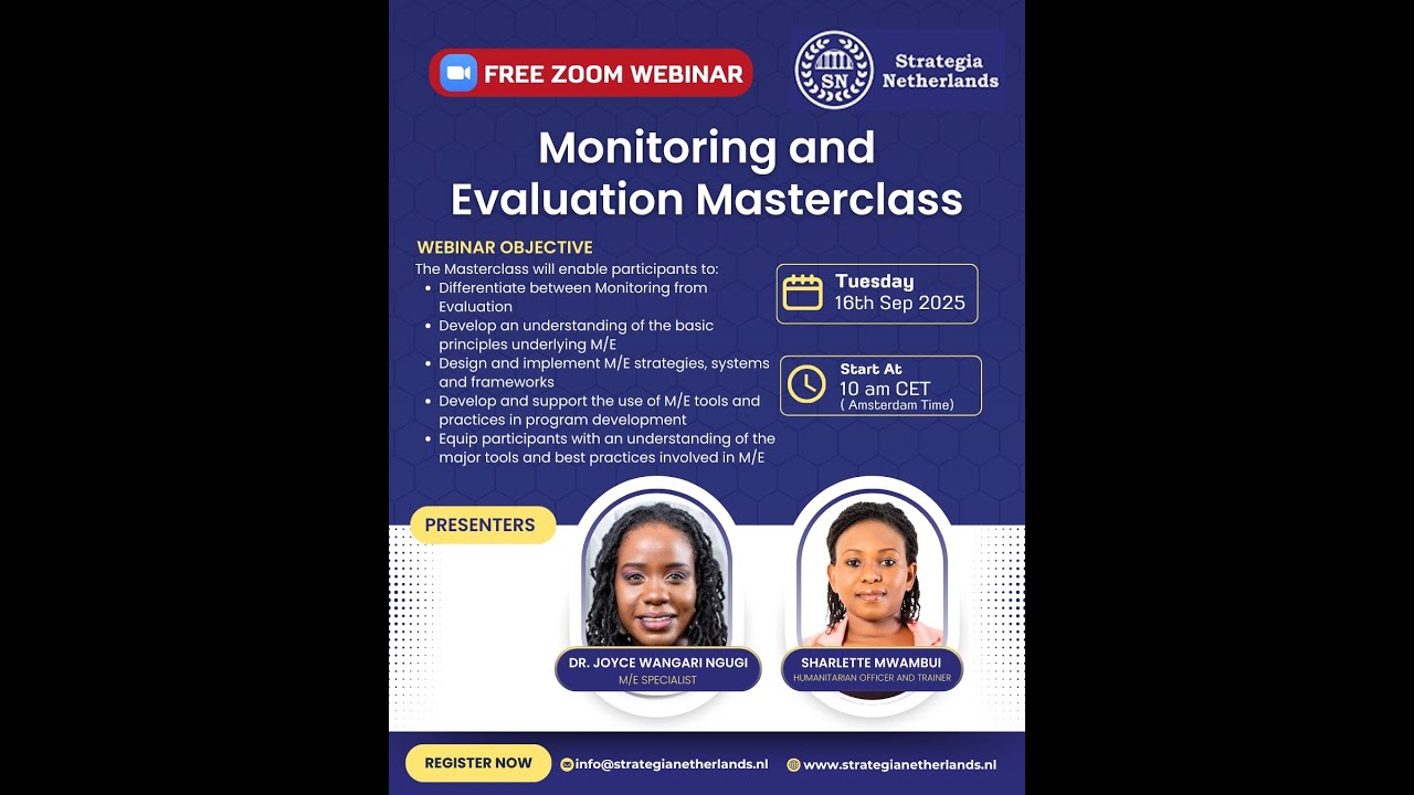 Monitoring & Evaluation Masterclass