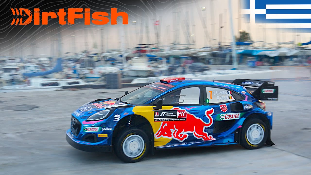 WRC Cars Warming Tires in Harbour [4k 50fps] Raw Footage