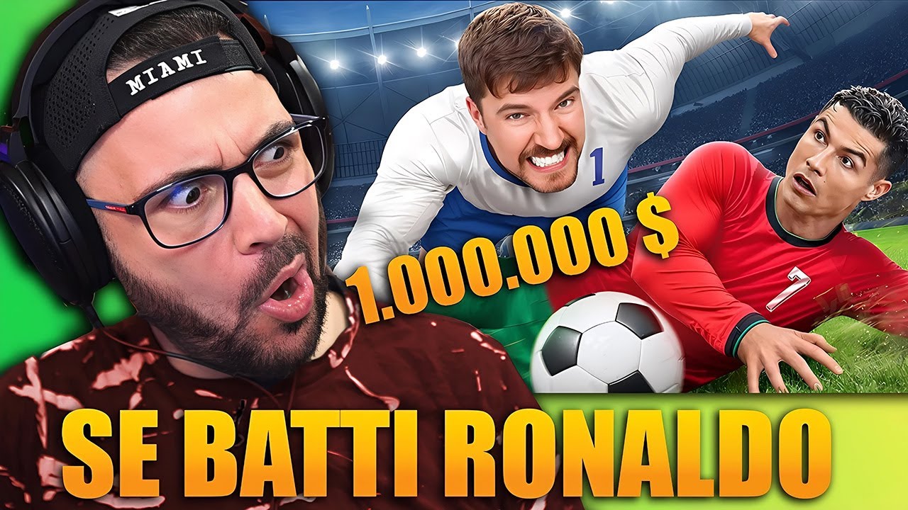 REAGISCO a batti Cristiano Ronaldo vinci 1.000.000 $