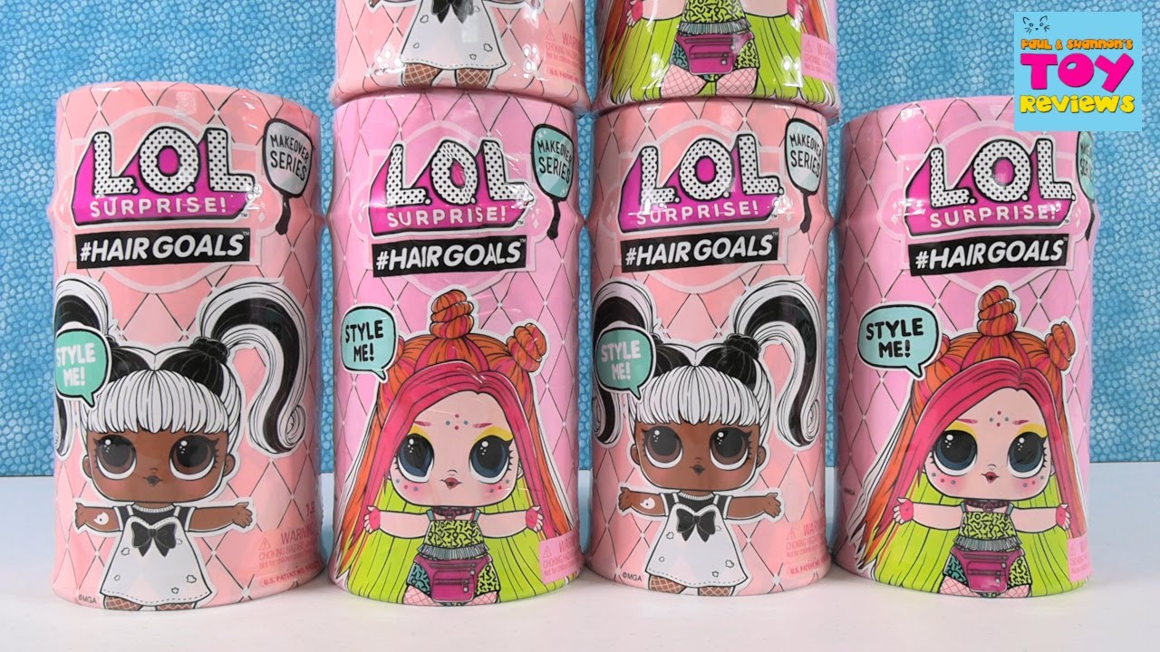 LOL Surprise Hairgoals Palooza Wave 1 & 2 Unboxing | PSToyReviews