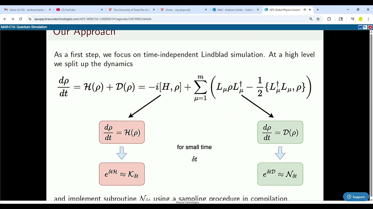 C16 9 A quantum algorithm to simulate Lindblad master equations