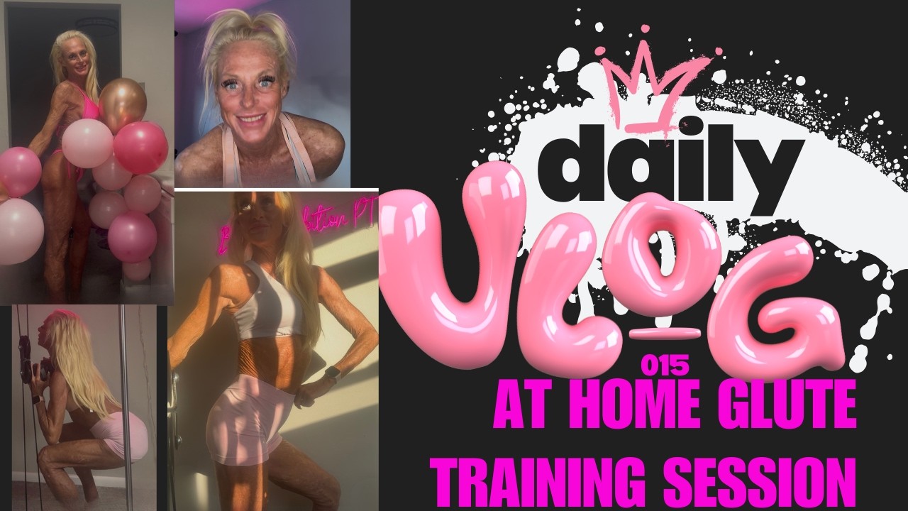 54 YEAR OLD BODYBUILDER...GLUTE TRAINING SESSION, JOURNALING FOR YOUR SANITY AND OTHER FUN STUFF...