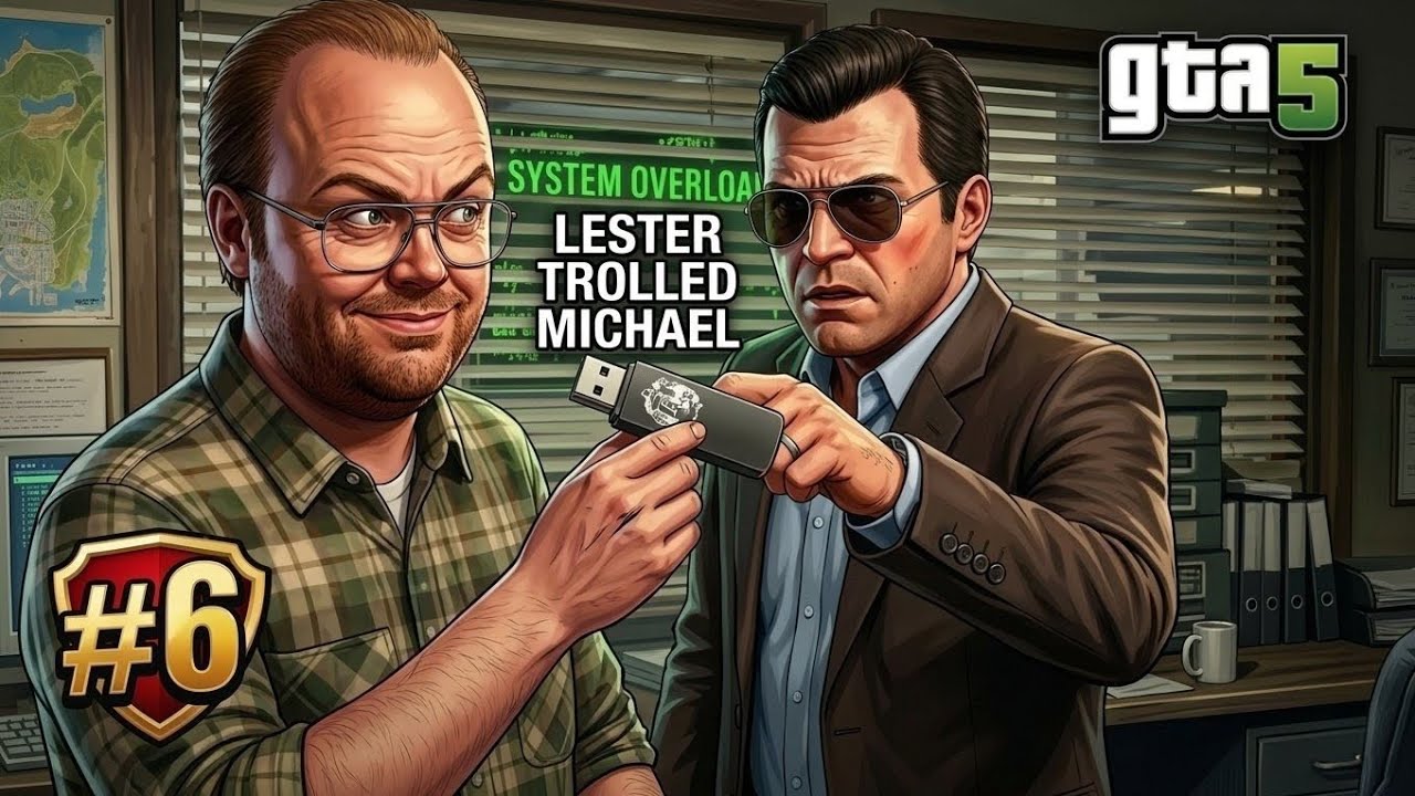 Lester trolled michael | Gta 5 #6 || #video #explore #gta5 