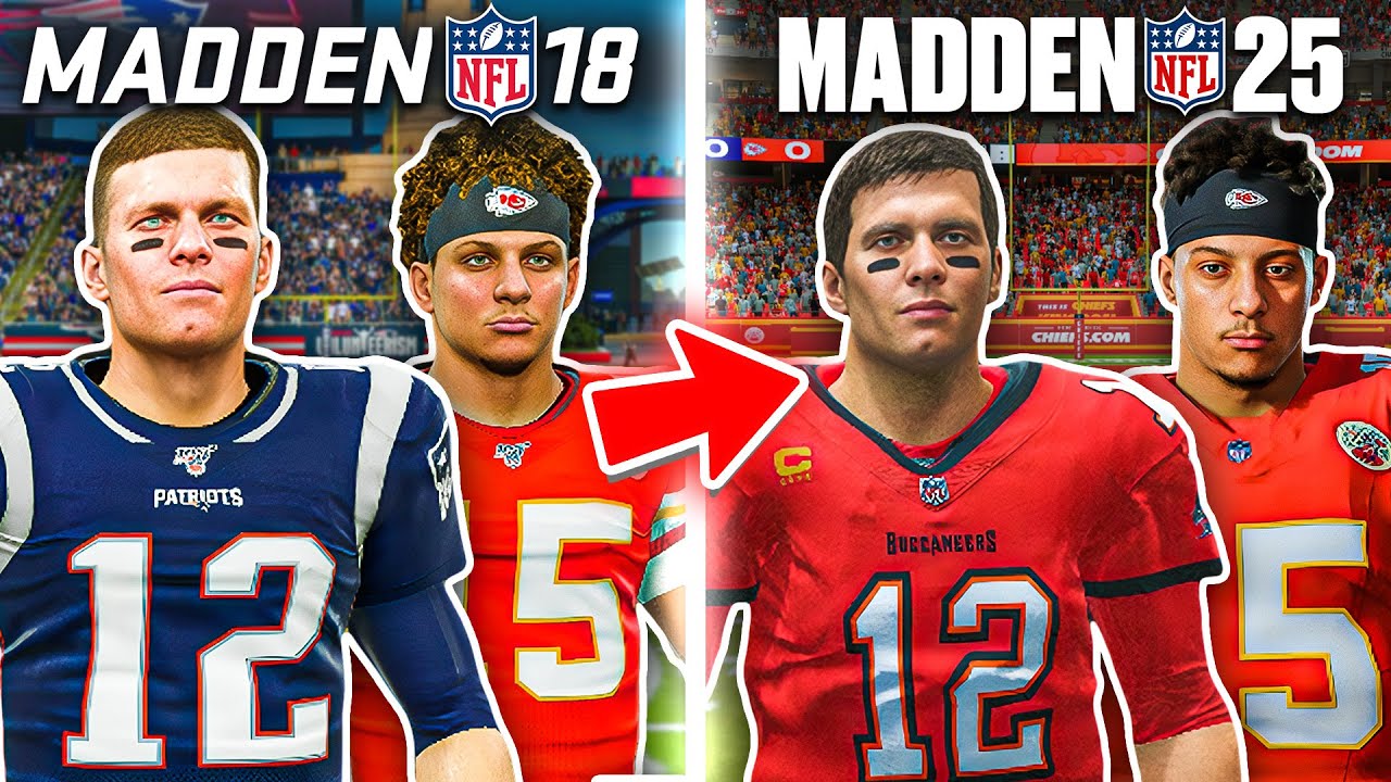 Tom Brady VS Patrick Mahomes In EVERY Madden!