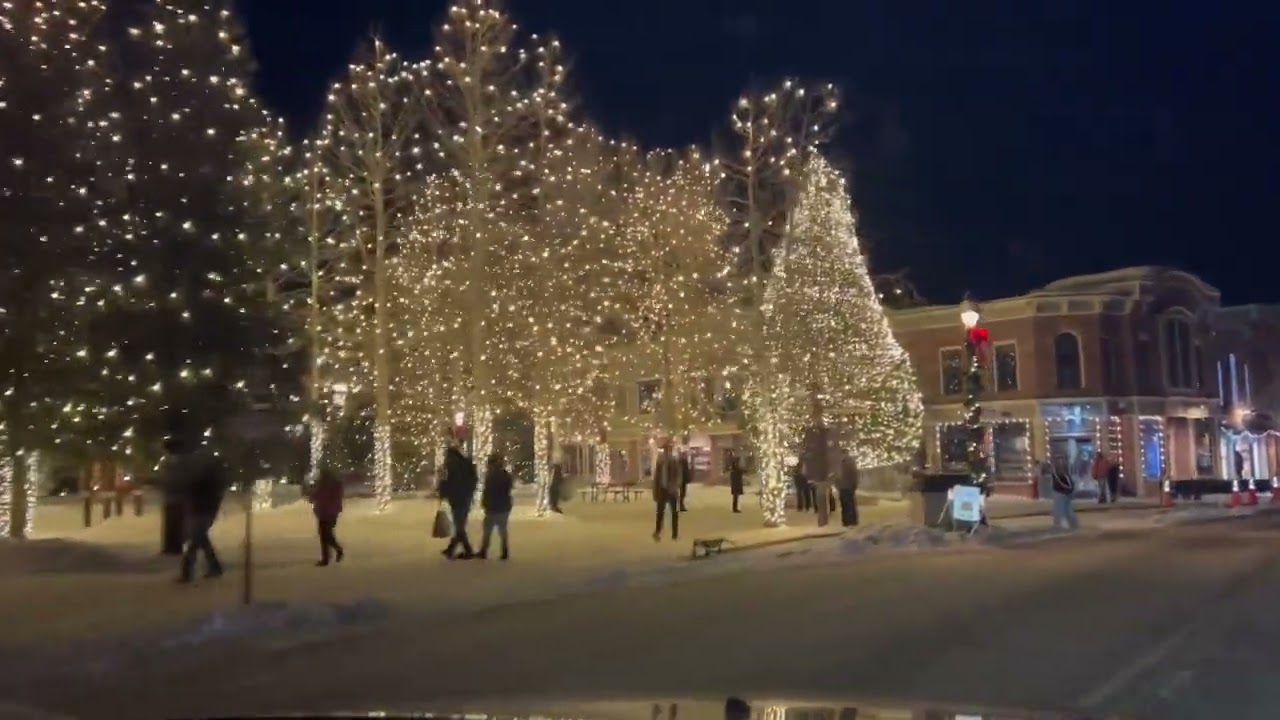 A HALLMARK CHRISTMAS Town | Breckenridge Colorado 2024
