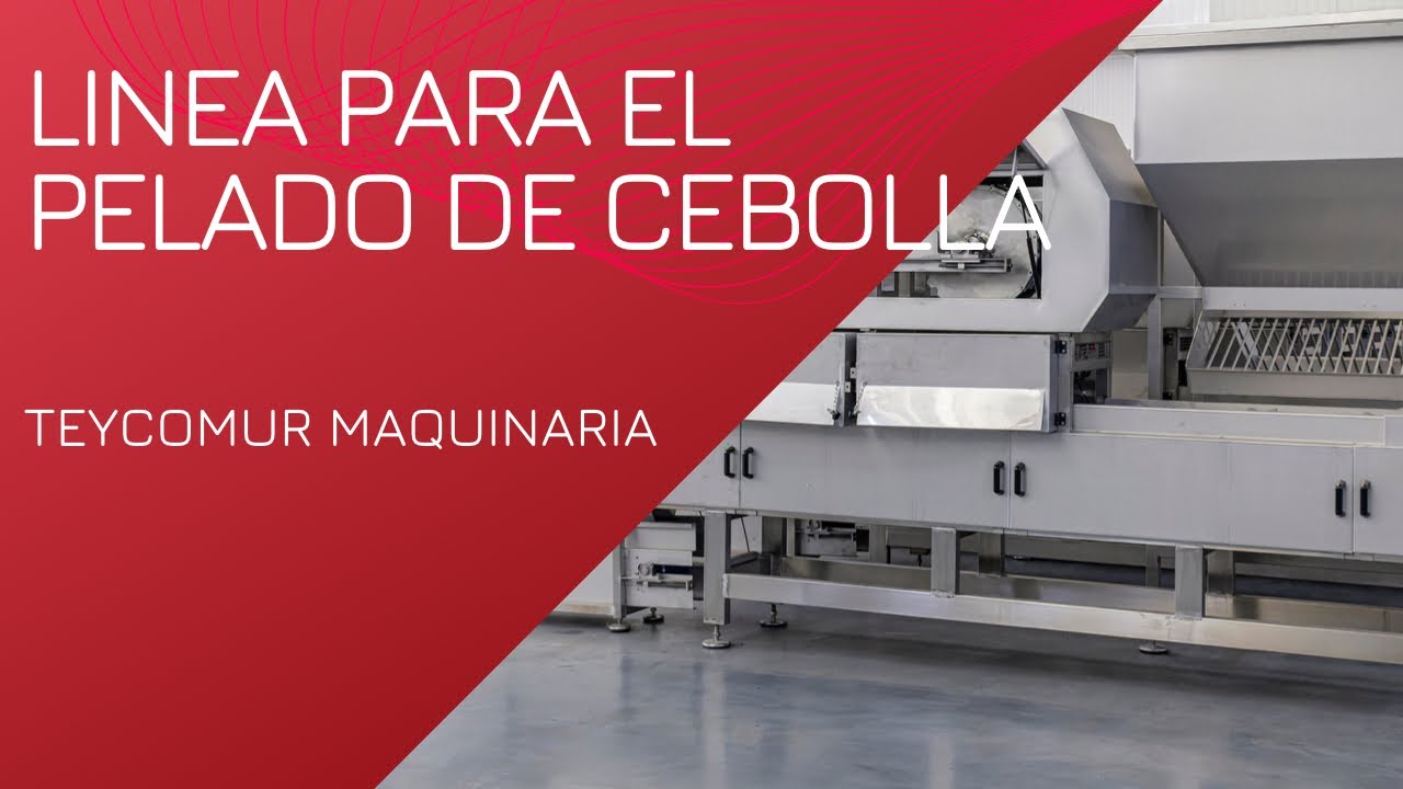 Linea de pelado de cebolla