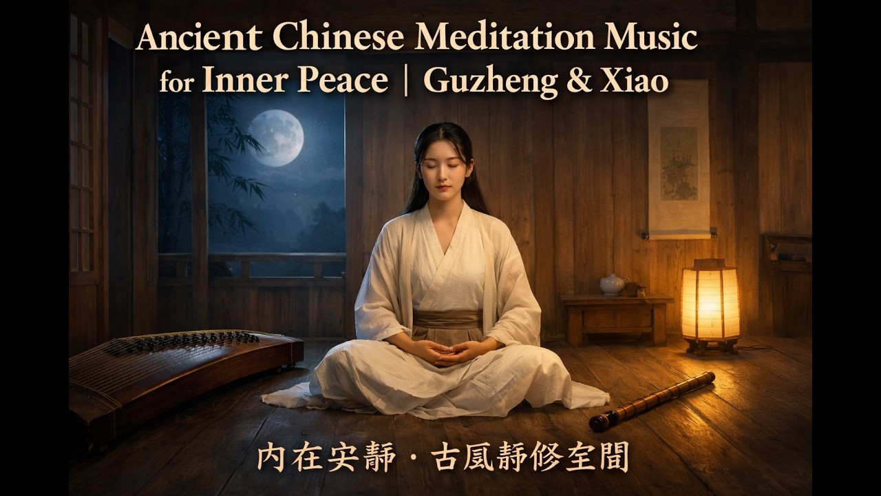 Ancient Chinese Meditation Music for Inner Peace 🌿 Guzheng & Xiao | 內在安靜・古風靜修空間