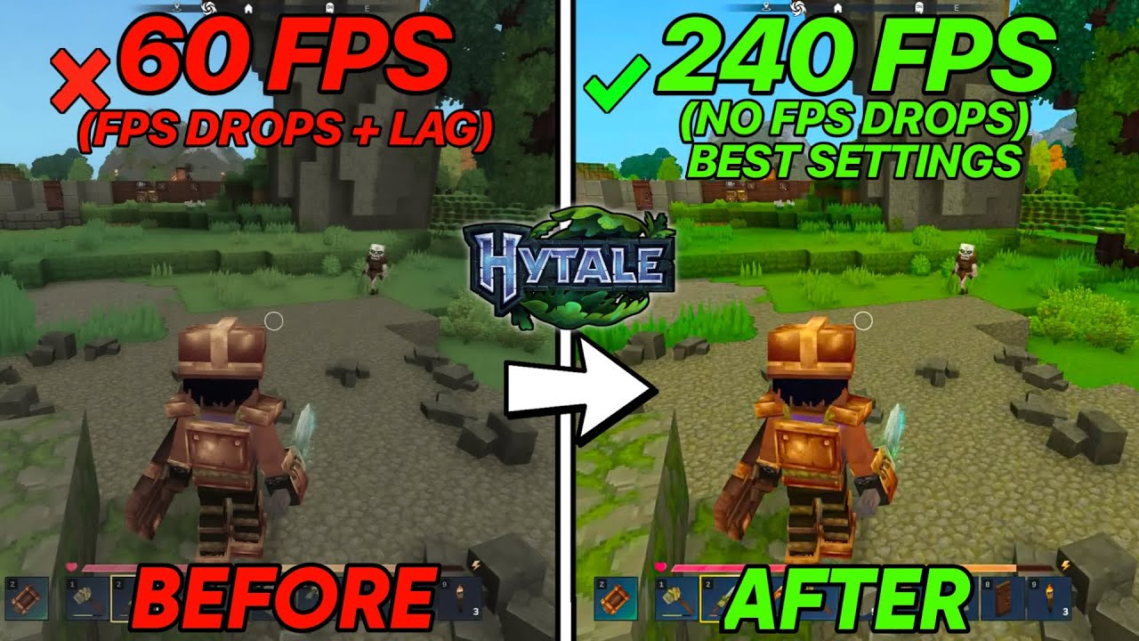 🔧Hytale Optimization Guide - Best PC Settings for MAX FPS, Visibility & Unlock FPS