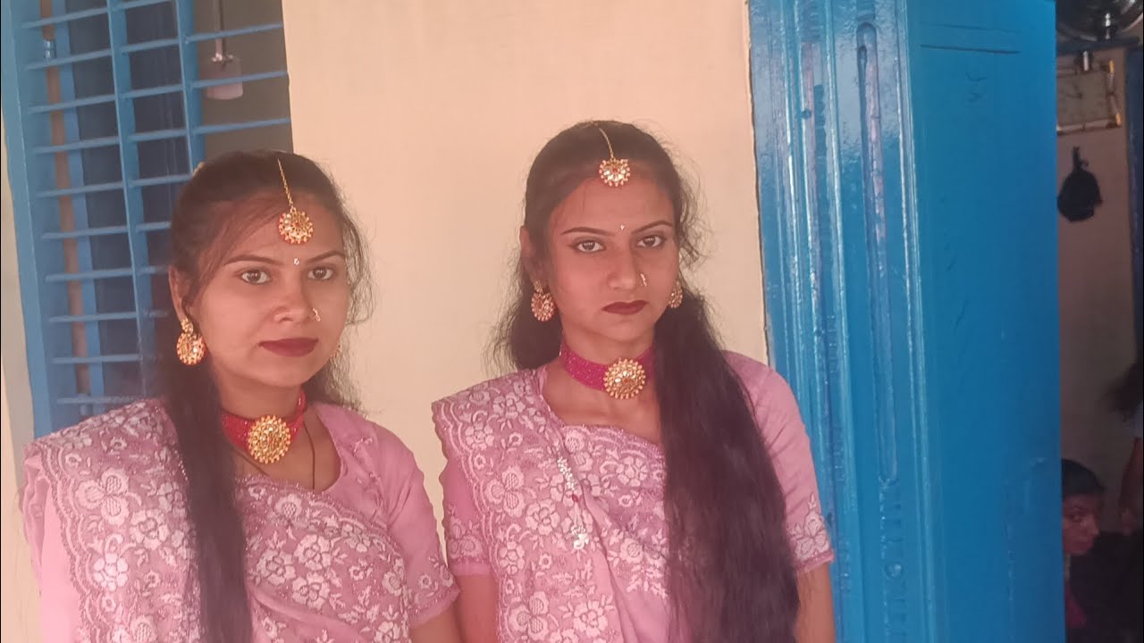 કોમળ ને સેજલ બેન ના લગન ગણેશથાપના  
