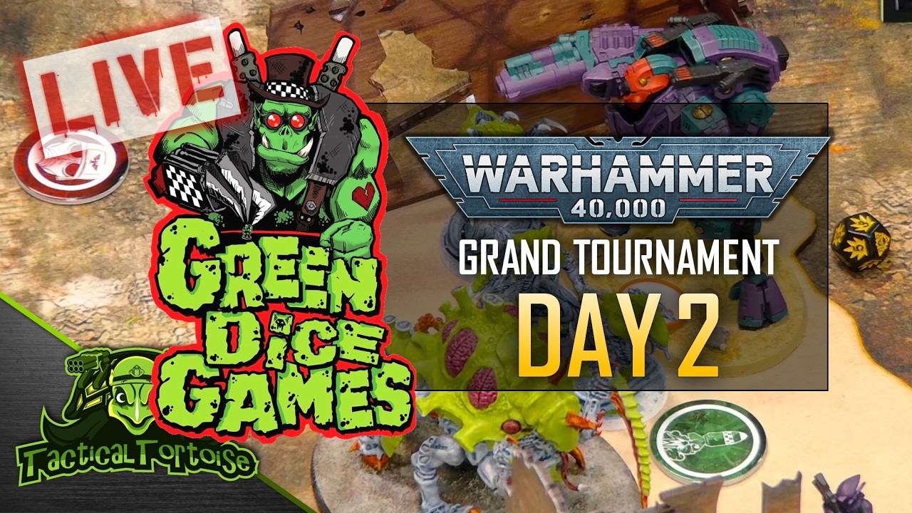 🔴11th Ed 40k GT! Summer Ruin II | Rounds 4-5 | Live 40k Tournament Coverage