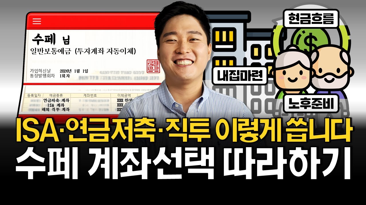 ISA&middot;연금&middot;직투 계좌 선택은 이렇게 합니다!