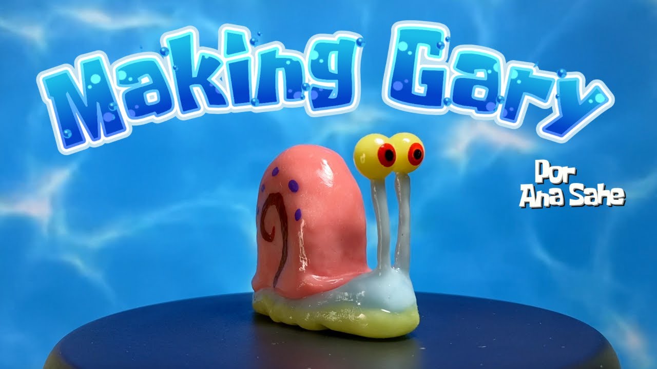 Cómo Hacer a Gary el Caracol en Porcelana Fría 🐌 | Tutorial Paso a Paso | Bob Esponja DIY