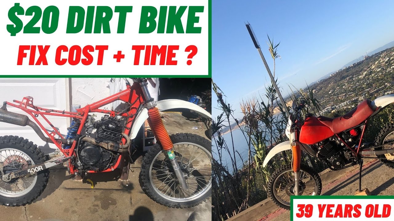Стоит ли реставрировать старые внедорожные мотоциклы? Honda XR500 1983 года выпуска, найденная в ...