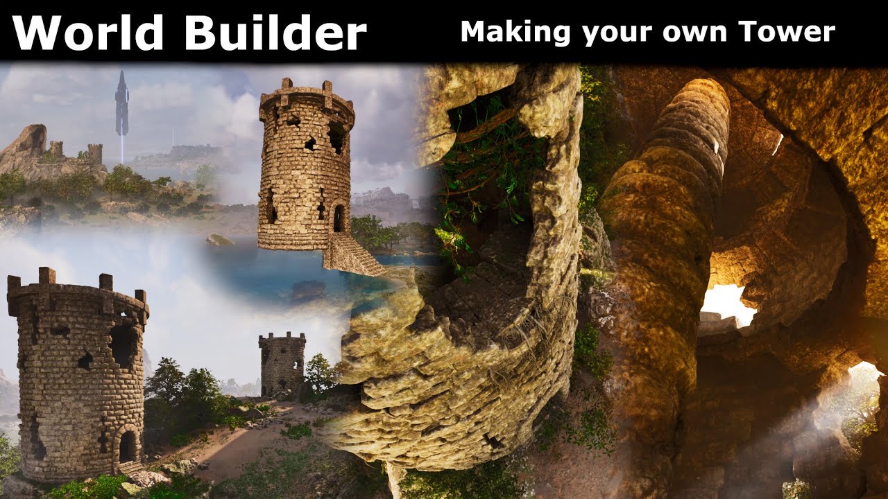 [Mod Showcase] World Builder Creating Ragnarok Towers !