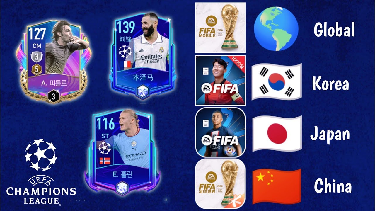 UCL23 Pack Rewards In FIFA Mobile 23 All Versions | Global Korea, Japan, China #fifa