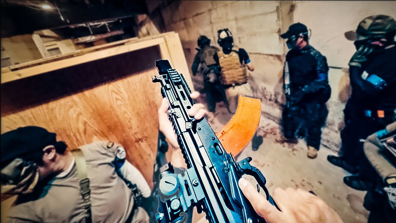 The Tokyo Marui AKX, in action.