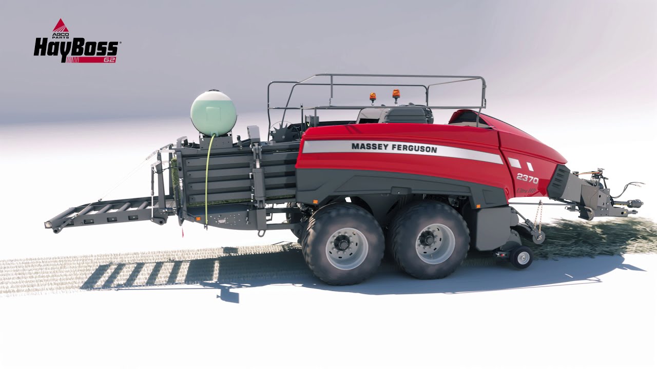 HayBoss G2 on MF 2370 UHD Baler