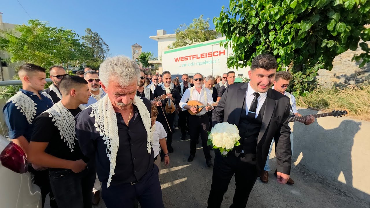 Γάμος   Βέλουκα  Βρέντζος~πάμε να πάρουμε  τη νύφη ~Ανώγεια 28-06-2025