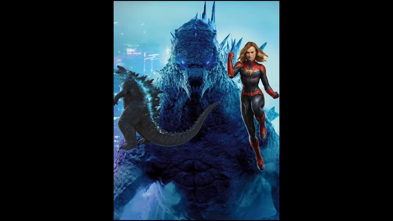 Godzilla VS Marvel and DC #shorts #marvel #dc #monsterverse #anime