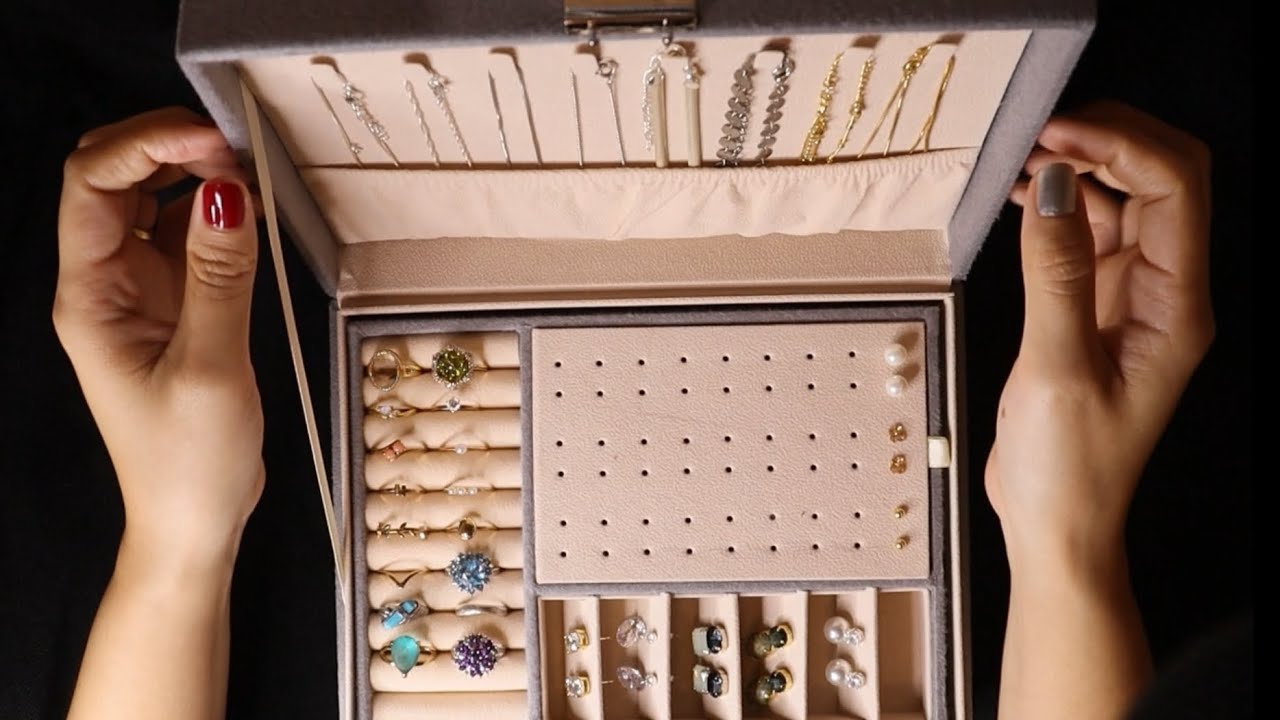 ASMR UNBOXING E ORGANIZAÇÃO DE PORTA JOIAS DA SHEIN ✨️