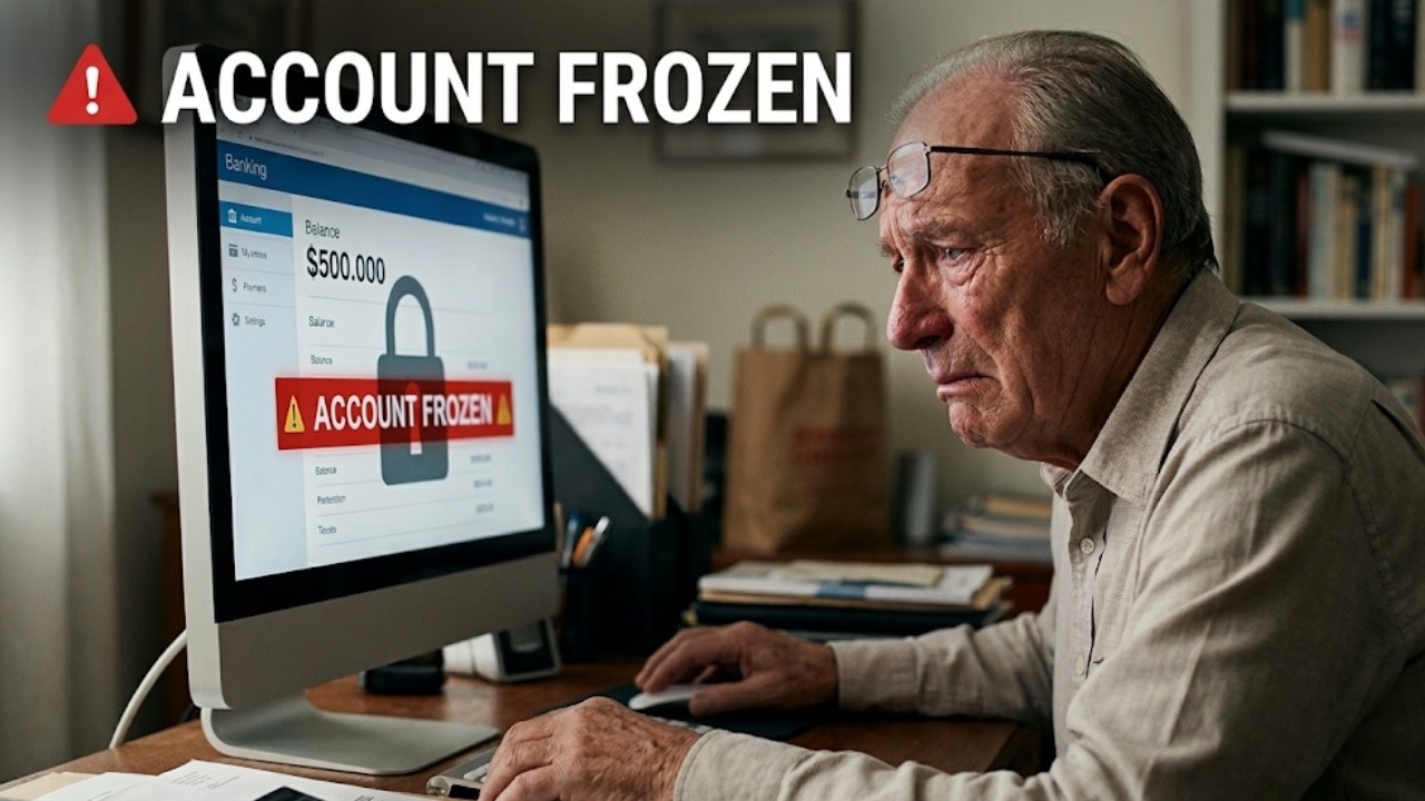 I spent 65 years saving $500,000 for retirement — and the bank FROZE my account in 24 hours.