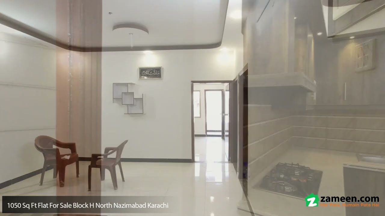 117 SQYD FLAT FOR SALE IN BLOCK H NORTH NAZIMABAD KARACHI