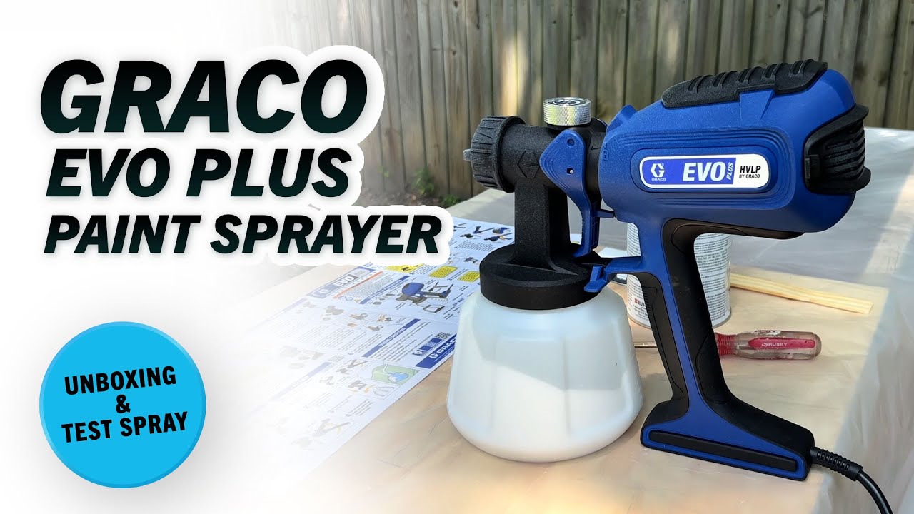 Graco EVO PLUS Paint Sprayer Unboxing & Test Spray