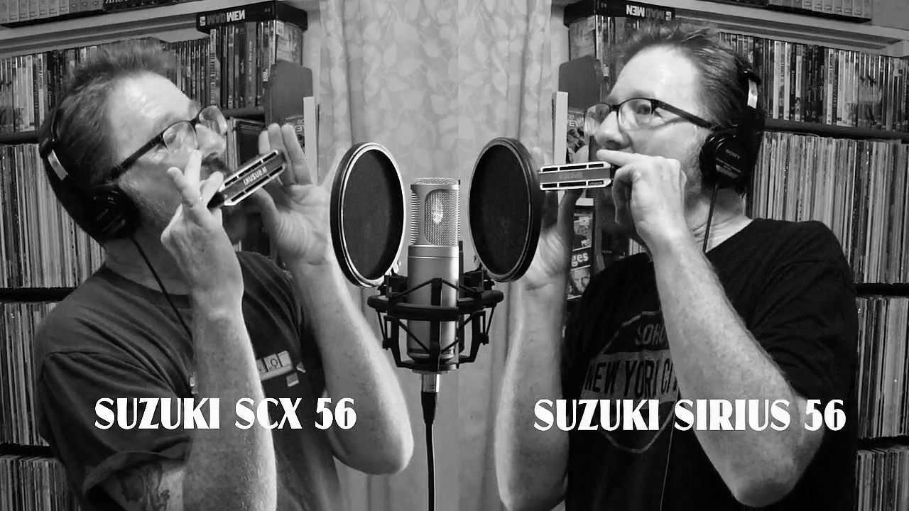 Bluesbop Compares Suzuki SCX & Sirius Chromatic Harmonicas 