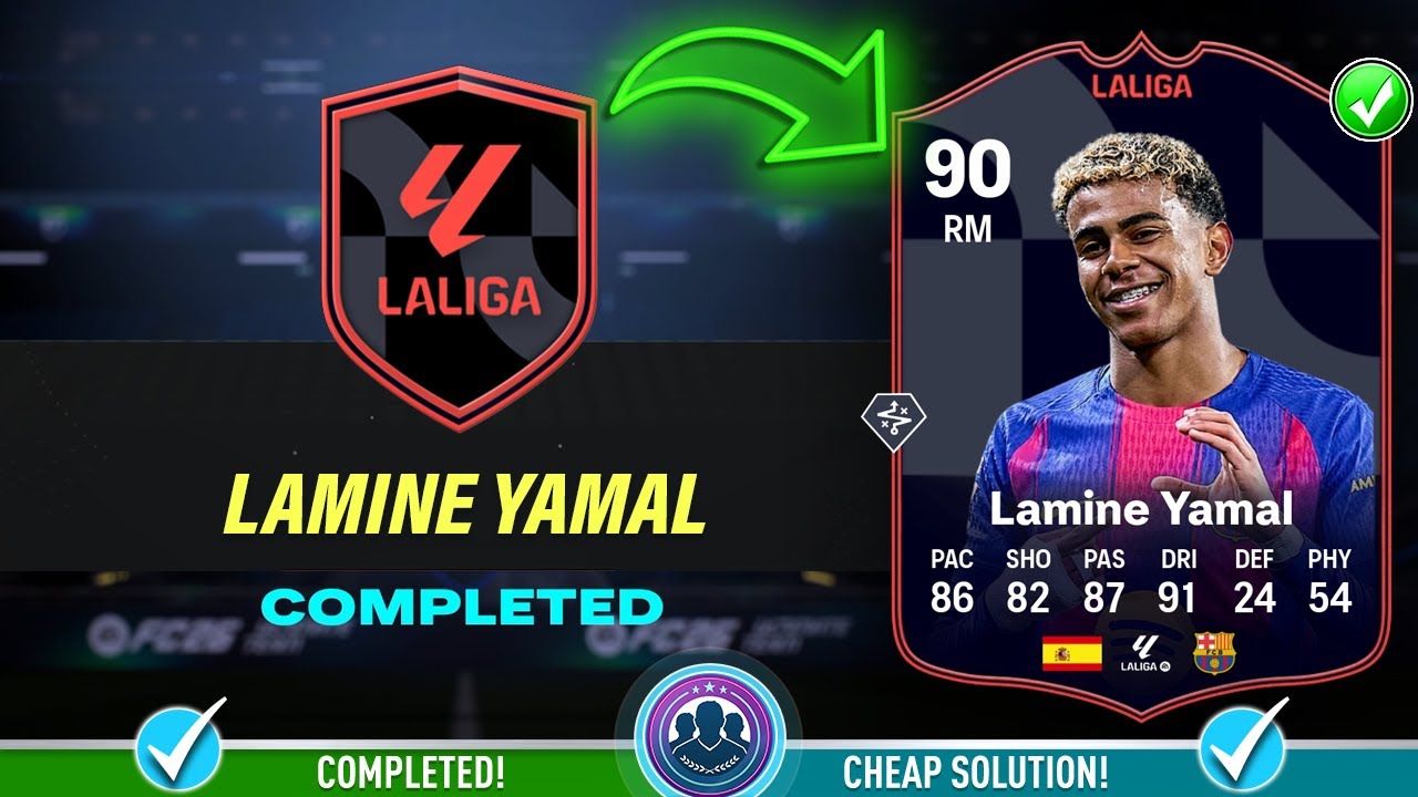 90 POTM Lamine Yamal SBC Solution - Cheap Solution & Tips - FC 26