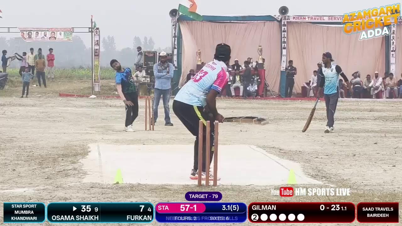 Star Sports Mumbra Khandwari 🆚 Saad Travels Bairideeh ||  || Khundanpur Cup Gramsabha Tournament