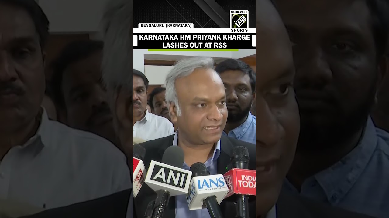 Karnataka Home Minister Priyank Kharge Lashes Out at RSS, Raises Questions on Its Functioning