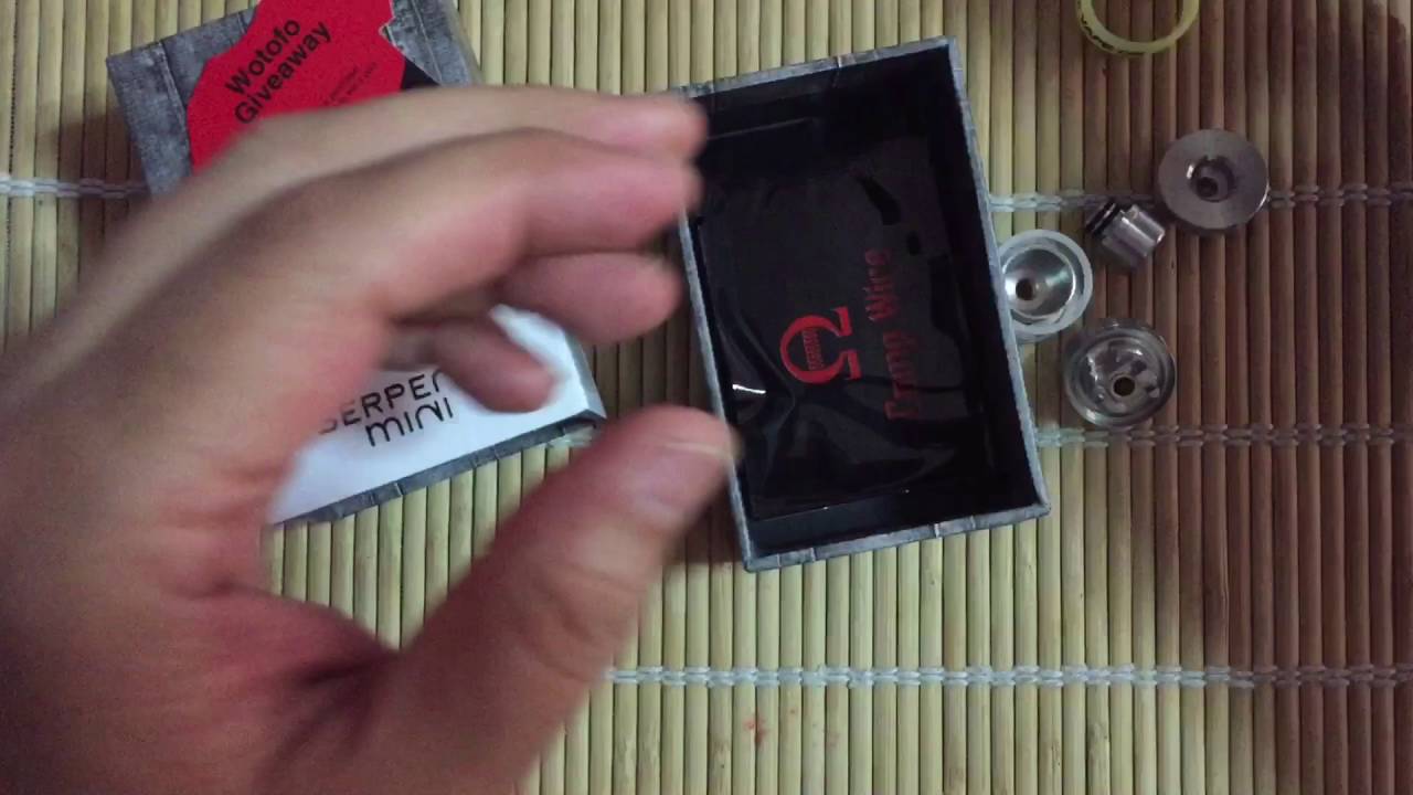 Unboxing Serpent Mini Wotofo - Portugu&ecirc;s BR