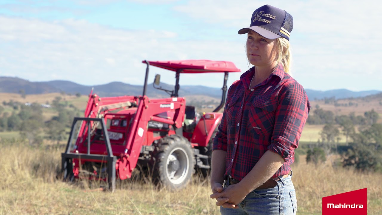 Meet Amy from ALB Pastoral - hear what she thinks of the Mahindra 7590 92 HP Tractor